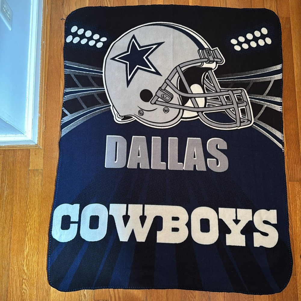 Dallas Cowboys fleece throw blanket
